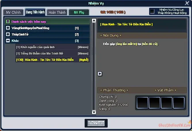 Hướng Dẫn Chuyển Nghề Lần 3 Hỏa Kinh Học Kỹ Năng Nghề 3 Ghost Online VTC-34.webp