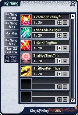 Hướng Dẫn Chuyển Nghề Lần 3 Hỏa Kinh Học Kỹ Năng Nghề 3 Ghost Online VTC-49.webp