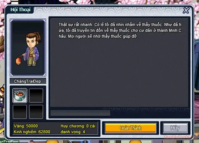 Hướng dẫn làm nhiệm vụ từ Level 1  50 Ghost Online VTC-1.webp