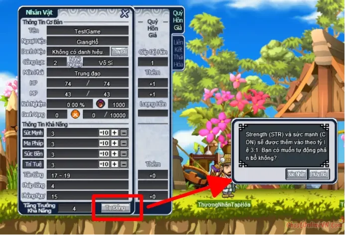 Hướng dẫn làm nhiệm vụ từ Level 1  50 Ghost Online VTC-10.webp
