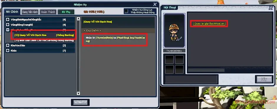 Hướng dẫn làm nhiệm vụ từ Level 1  50 Ghost Online VTC-11.webp