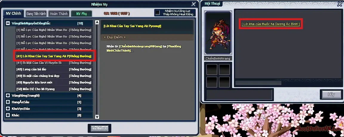 Hướng dẫn làm nhiệm vụ từ Level 1  50 Ghost Online VTC-22.webp