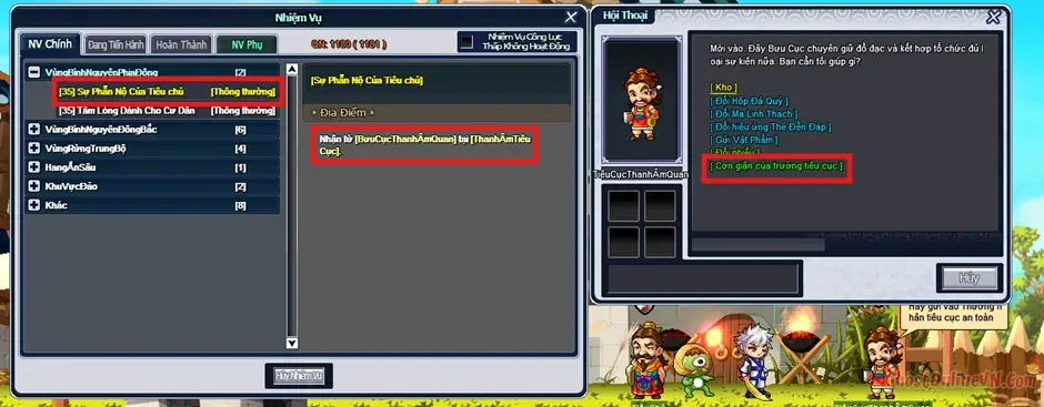 Hướng dẫn làm nhiệm vụ từ Level 1  50 Ghost Online VTC-28.webp