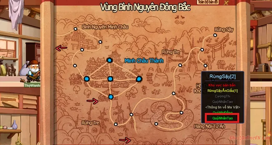 Hướng dẫn làm nhiệm vụ từ Level 1  50 Ghost Online VTC-29.webp