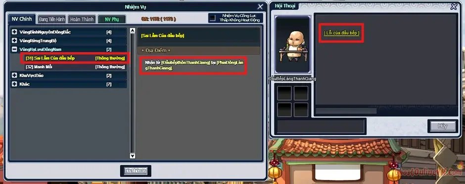 Hướng dẫn làm nhiệm vụ từ Level 1  50 Ghost Online VTC-3.webp