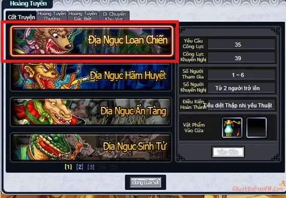 Hướng dẫn làm nhiệm vụ từ Level 1  50 Ghost Online VTC-43.webp