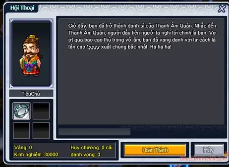 Hướng dẫn làm nhiệm vụ từ Level 1  50 Ghost Online VTC-44.webp