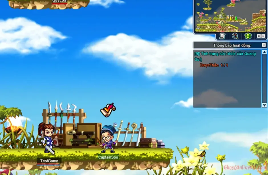 Hướng dẫn làm nhiệm vụ từ Level 1  50 Ghost Online VTC-6.webp