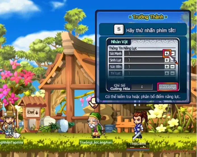 Hướng dẫn làm nhiệm vụ từ Level 1  50 Ghost Online VTC-9.webp