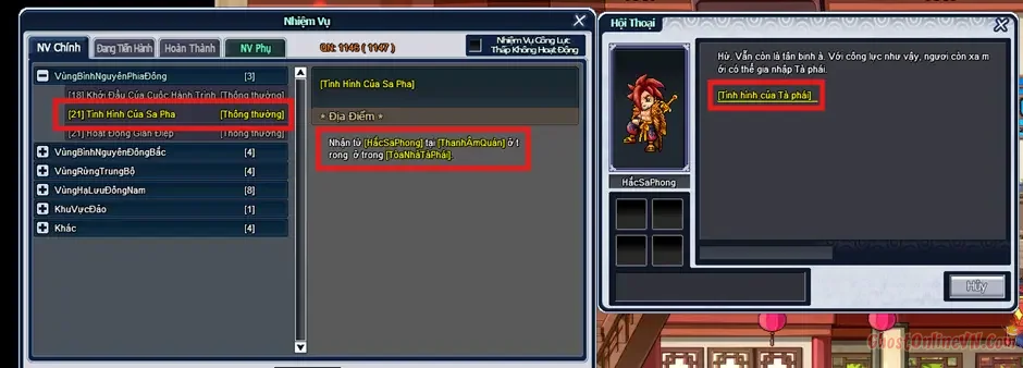 Hướng dẫn làm nhiệm vụ từ Level 1  50 Ghost Online VTC-9.webp