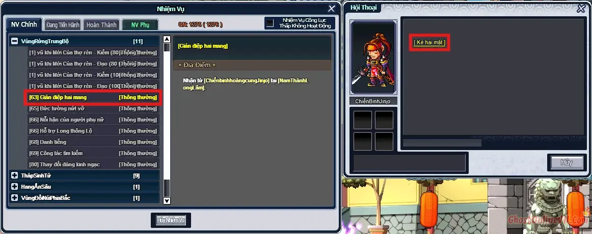 Hướng Dẫn Làm Nhiệm Vụ Từ Level 51 60 Ghost Online VTC-19.webp