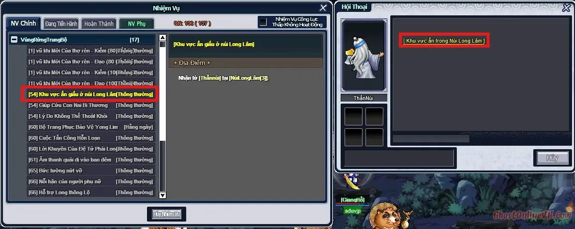 Hướng Dẫn Làm Nhiệm Vụ Từ Level 51 60 Ghost Online VTC-24.webp