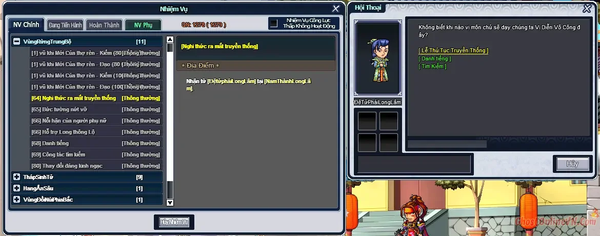 Hướng Dẫn Làm Nhiệm Vụ Từ Level 51 60 Ghost Online VTC-25.webp