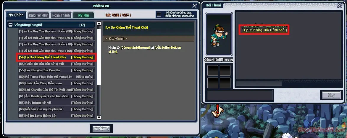 Hướng Dẫn Làm Nhiệm Vụ Từ Level 51 60 Ghost Online VTC-27.webp