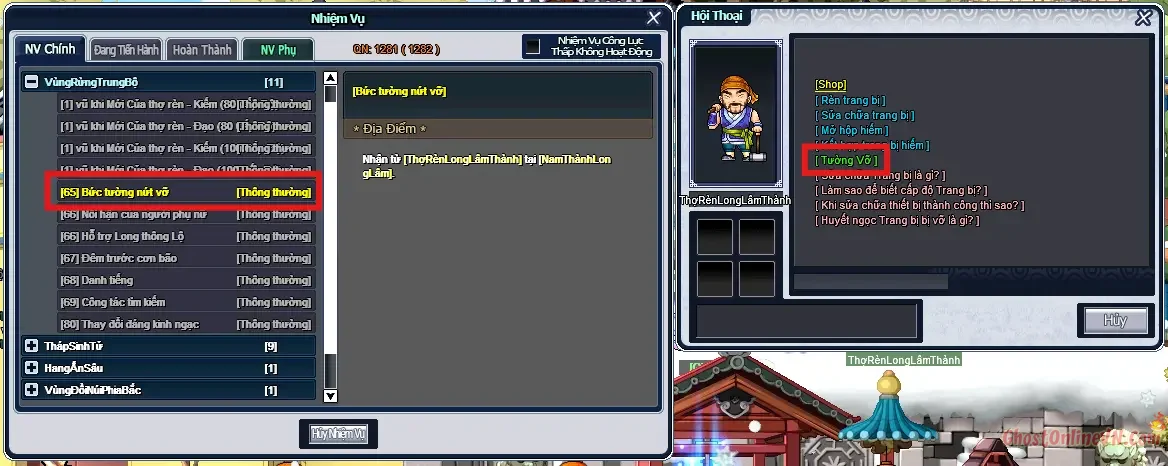 Hướng Dẫn Làm Nhiệm Vụ Từ Level 51 60 Ghost Online VTC-32.webp