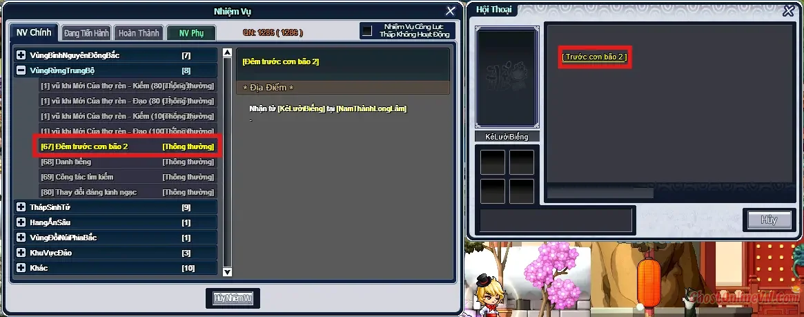 Hướng Dẫn Làm Nhiệm Vụ Từ Level 51 60 Ghost Online VTC-41.webp