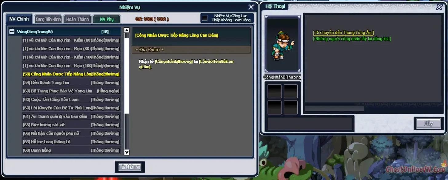 Hướng Dẫn Làm Nhiệm Vụ Từ Level 51 60 Ghost Online VTC-49.webp