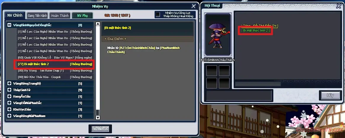 Hướng Dẫn Làm Nhiệm Vụ Từ Level 51 80 Ghost Online VTC-33.webp