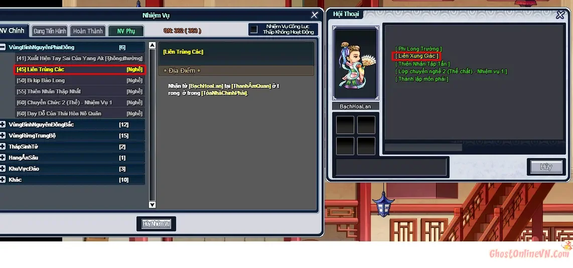 Hướng Dẫn Nhiệm Vụ Chuyển Phái Ở Level 40 Ghost Online VTC-16.webp
