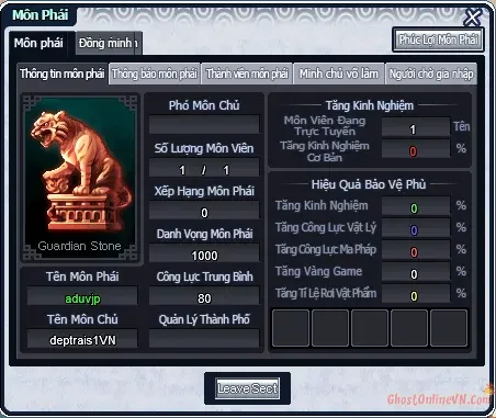 Hướng Dẫn Nhiệm Vụ Chuyển Phái Ở Level 40 Ghost Online VTC-39.webp
