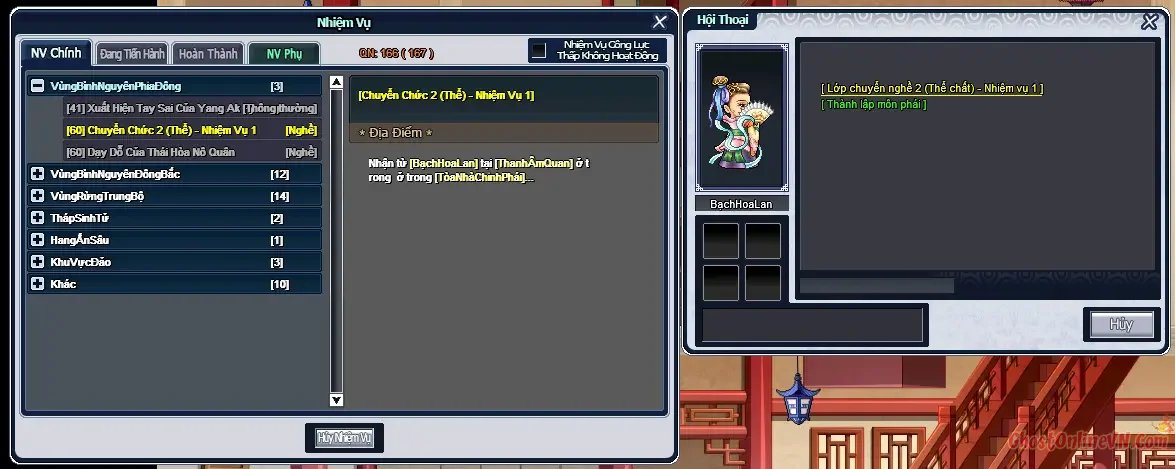Hướng Dẫn Nhiệm Vụ Chuyển Phái Ở Level 60 Ghost Online VTC-1.webp