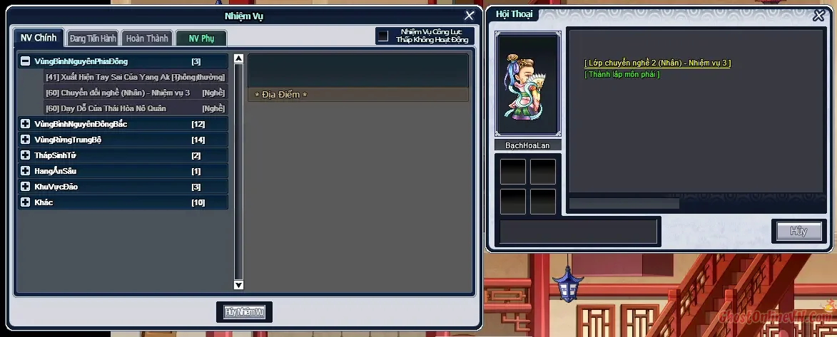 Hướng Dẫn Nhiệm Vụ Chuyển Phái Ở Level 60 Ghost Online VTC-9.webp