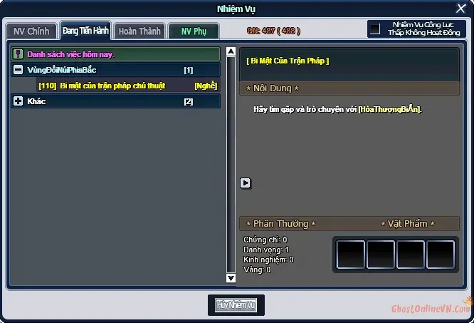 Hướng Dẫn Thay Đổi Ngoại Hình Transcend Khi Đạt Level 110 Ghost Online VTC-13.webp