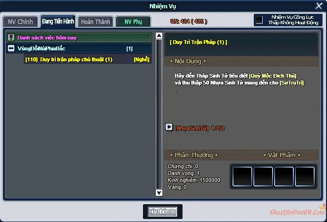 Hướng Dẫn Thay Đổi Ngoại Hình Transcend Khi Đạt Level 110 Ghost Online VTC-2.webp