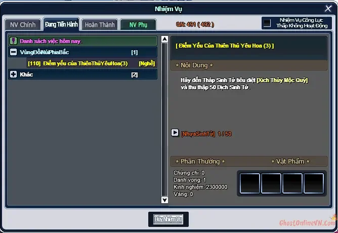 Hướng Dẫn Thay Đổi Ngoại Hình Transcend Khi Đạt Level 110 Ghost Online VTC-26.webp