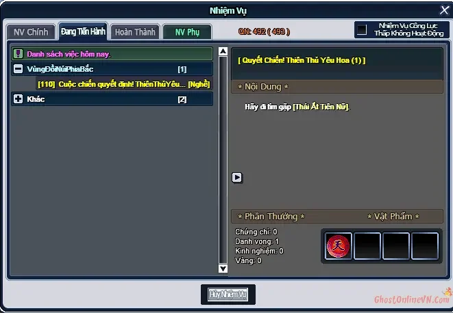 Hướng Dẫn Thay Đổi Ngoại Hình Transcend Khi Đạt Level 110 Ghost Online VTC-28.webp